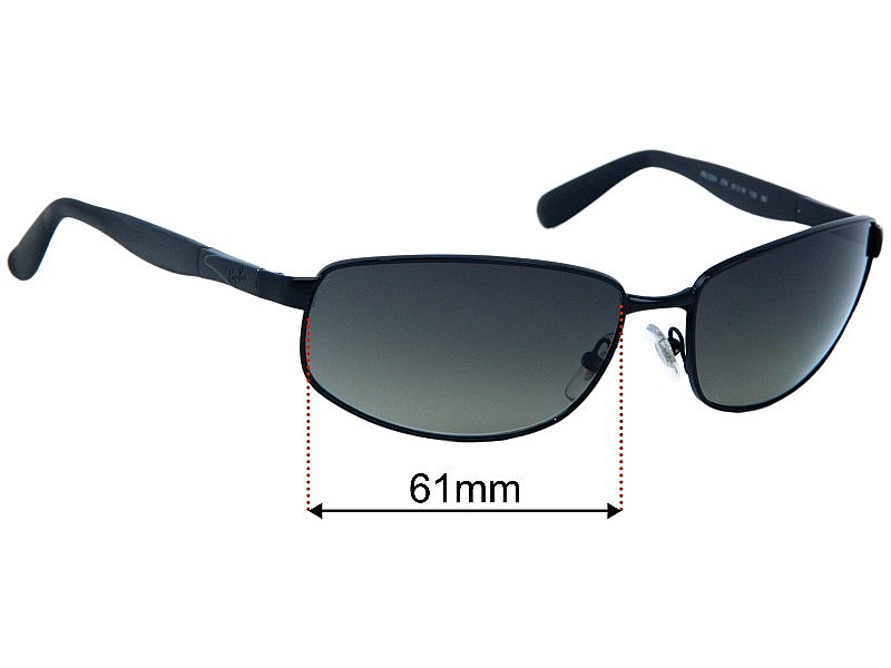 Ray Ban RB3254 61mm Replacement Lenses